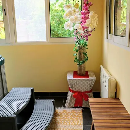 Du Pont De Table Jacuzzi Et Montagne *